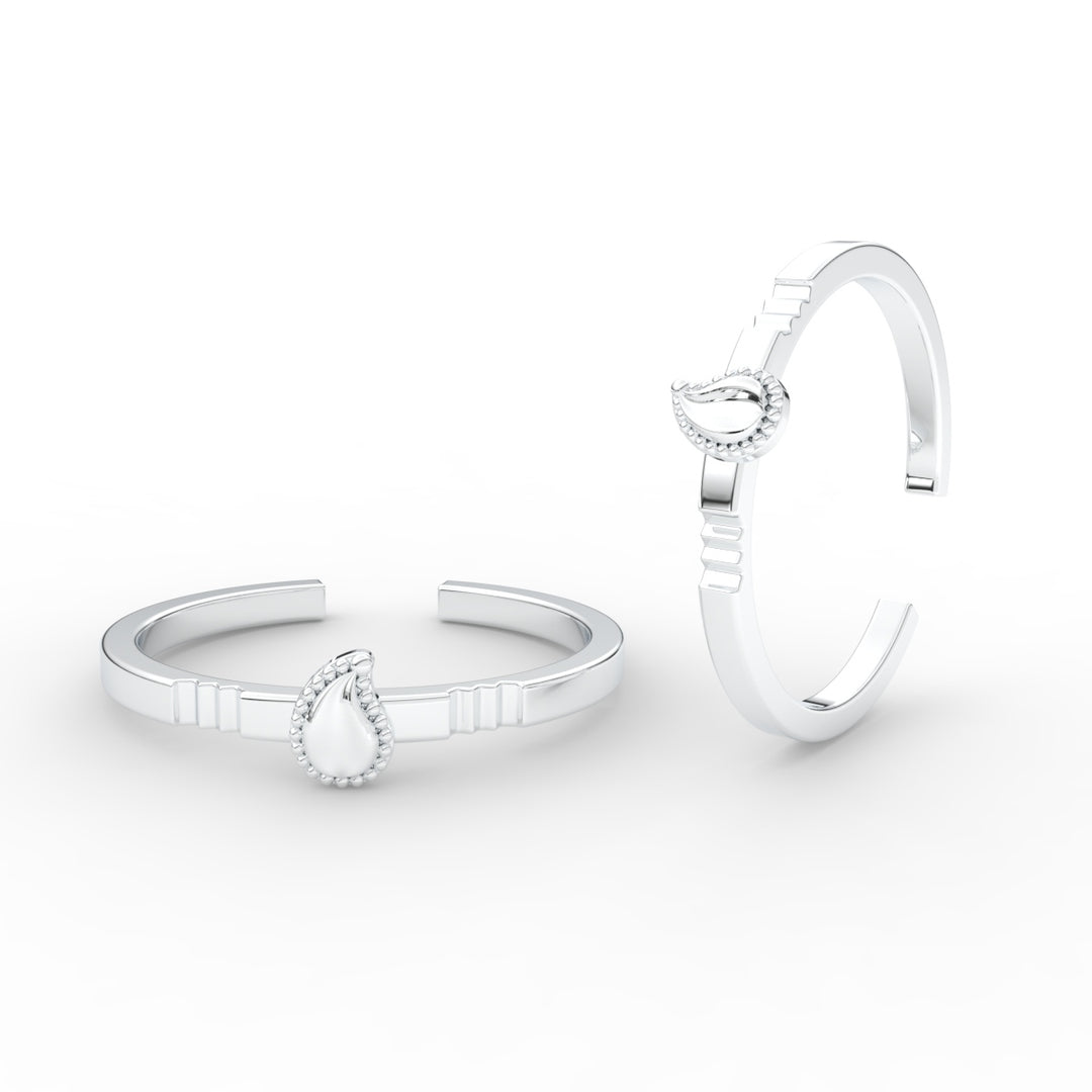 Traditional Mango Design Adjustable Toe Ring
