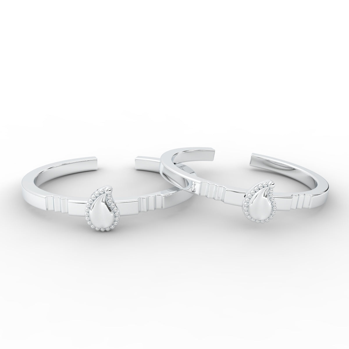 Traditional Mango Design Adjustable Toe Ring