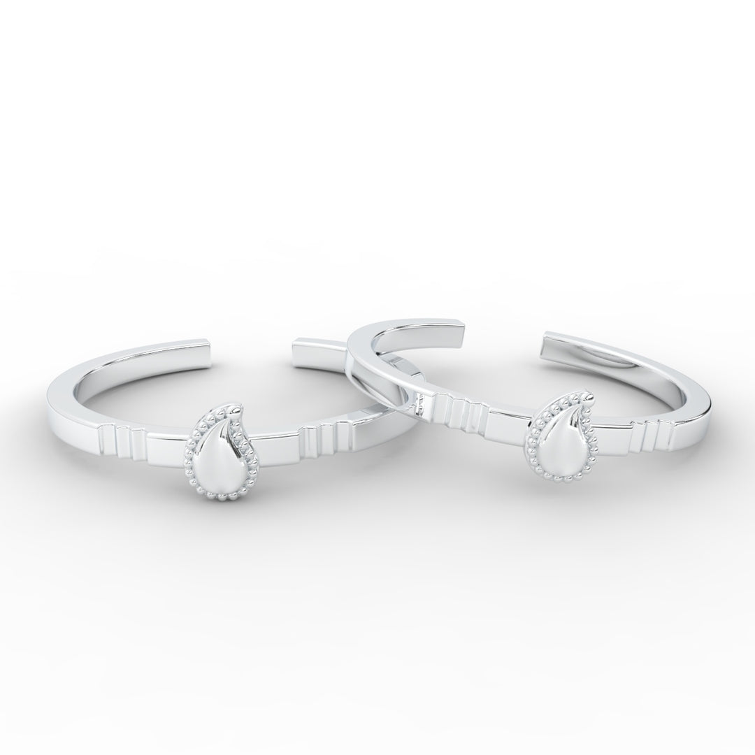 Traditional Mango Design Adjustable Toe Ring