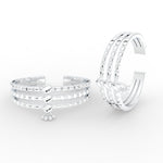 Load image into Gallery viewer, traditional-three-layer-design-toe-ring-in-sterling-silver-mgs11450angle4-nl-wg