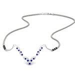 Load image into Gallery viewer, twisted-v-shape-spaced-out-pink-sapphire-mangalsutra-in-white-gold-mgs60964gsadrpisleep-nl-wg.jpg