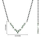 Load image into Gallery viewer, twisted-v-shape-spaced-out-diamond-mangalsutra-in-white-gold-mgs60964angle2-nl-wg-hw.jpg