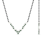 Load image into Gallery viewer, twisted-v-shape-spaced-out-diamond-mangalsutra-in-white-gold-mgs60964angle2-nl-wg.jpg