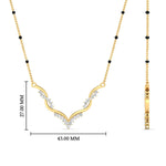 Load image into Gallery viewer, twisted-v-shape-spaced-out-diamond-mangalsutra-in-yellow-gold-mgs60964angle2-nl-yg-hw.jpg