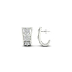 Load image into Gallery viewer, Two Tone Floral Diamond Earrings