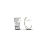 Load image into Gallery viewer, Two Tone Floral Diamond Earrings
