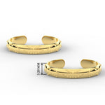Load image into Gallery viewer, unique-style-adjustble-gold-toe-rings-in-yellow-gold-MGS11437ANGLE3-NL-YG-HW