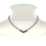 Load image into Gallery viewer, V Shaped Bar Diamond Mangalsutra
