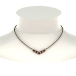 Load image into Gallery viewer, V Shaped Bar Diamond Mangalsutra
