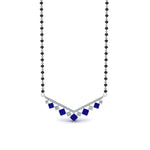 Load image into Gallery viewer, V Shaped Bar Diamond Mangalsutra
