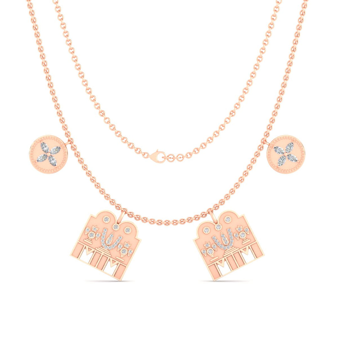 Shivaling Double Thali Delicate Mangalyam