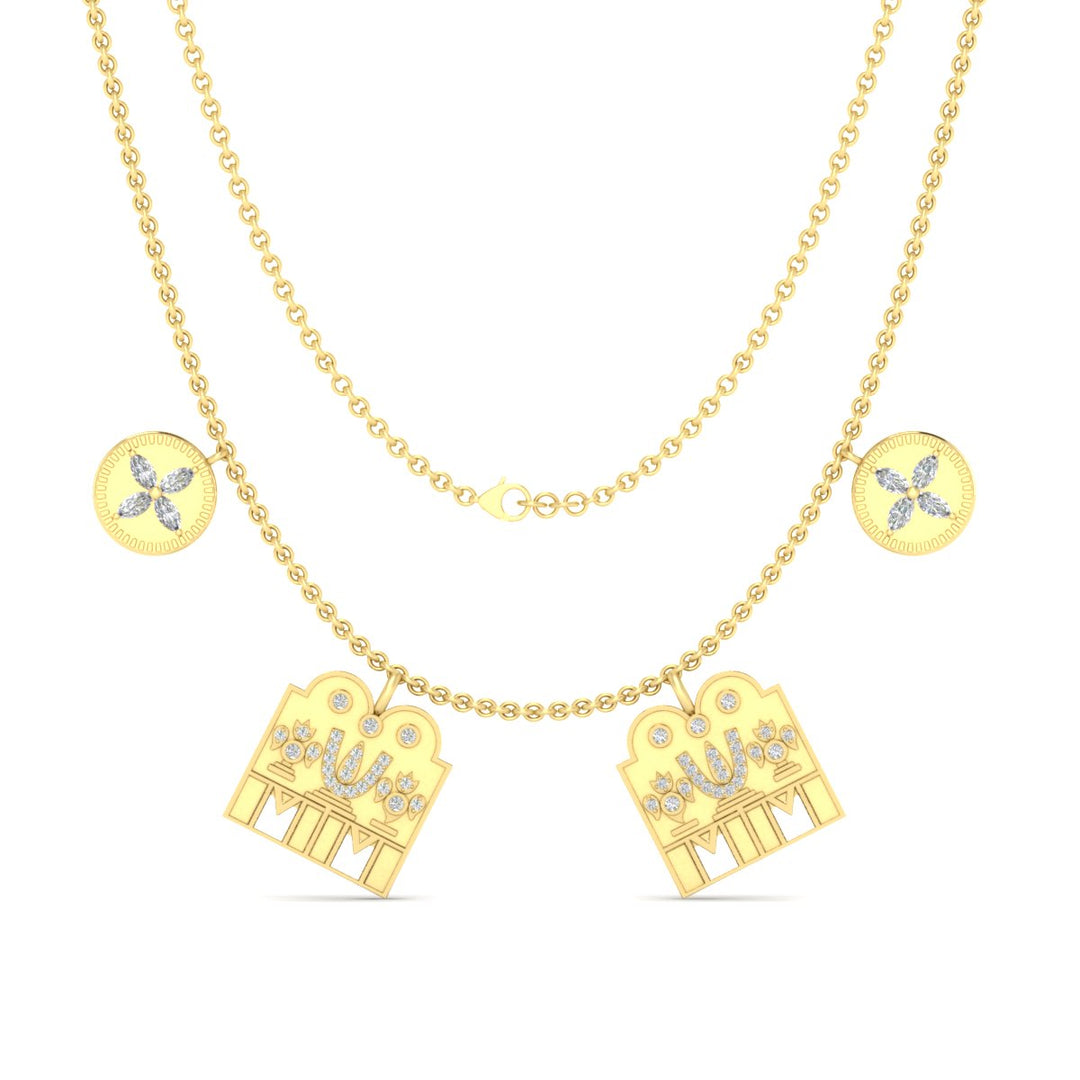 Shivaling Double Thali Delicate Mangalyam