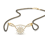 Load image into Gallery viewer, Wavy Everyday Wear Delicate Diamond Mangalsutra
