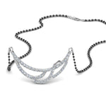 Load image into Gallery viewer, 1.50 Carat Diamond Black Beads Mangalsutra