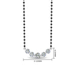 Load image into Gallery viewer, 5-Diamond-Mangalsutra-Necklace
