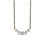 Load image into Gallery viewer, 5-Diamond-Mangalsutra-Necklace
