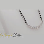 Load and play video in Gallery viewer, Graduated Diamond Mangalsutra Necklace
