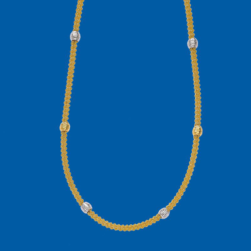 Gold Beads With Chain
