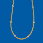 Load image into Gallery viewer, Beads with-gold -chain-in-MGSFNET17ANGLE1-YG-NL