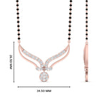 Load image into Gallery viewer, Forever Wave Design Gold Diamond Mangalsutra
