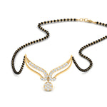 Load image into Gallery viewer, Forever Wave Design Gold Diamond Mangalsutra
