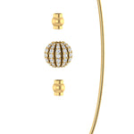 Load image into Gallery viewer, Ball Design Diamond Thali Mugappu With Gold Chain