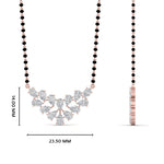 Load image into Gallery viewer, Short Nallapusalu With Pear Diamond Pendant
