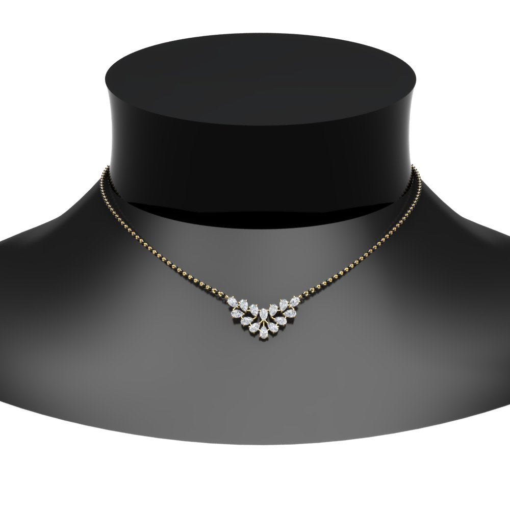 Tewiky Diamond Necklaces for Women, Dainty Gold India | Ubuy