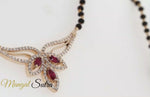 Load and play video in Gallery viewer, Ruby Petal Mangalsutra Pendant