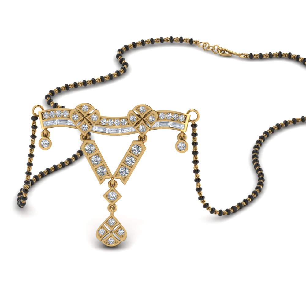 Antique-Design-Mangalsutra-Diamond