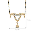 Load image into Gallery viewer, Antique-Design-Mangalsutra-Diamond
