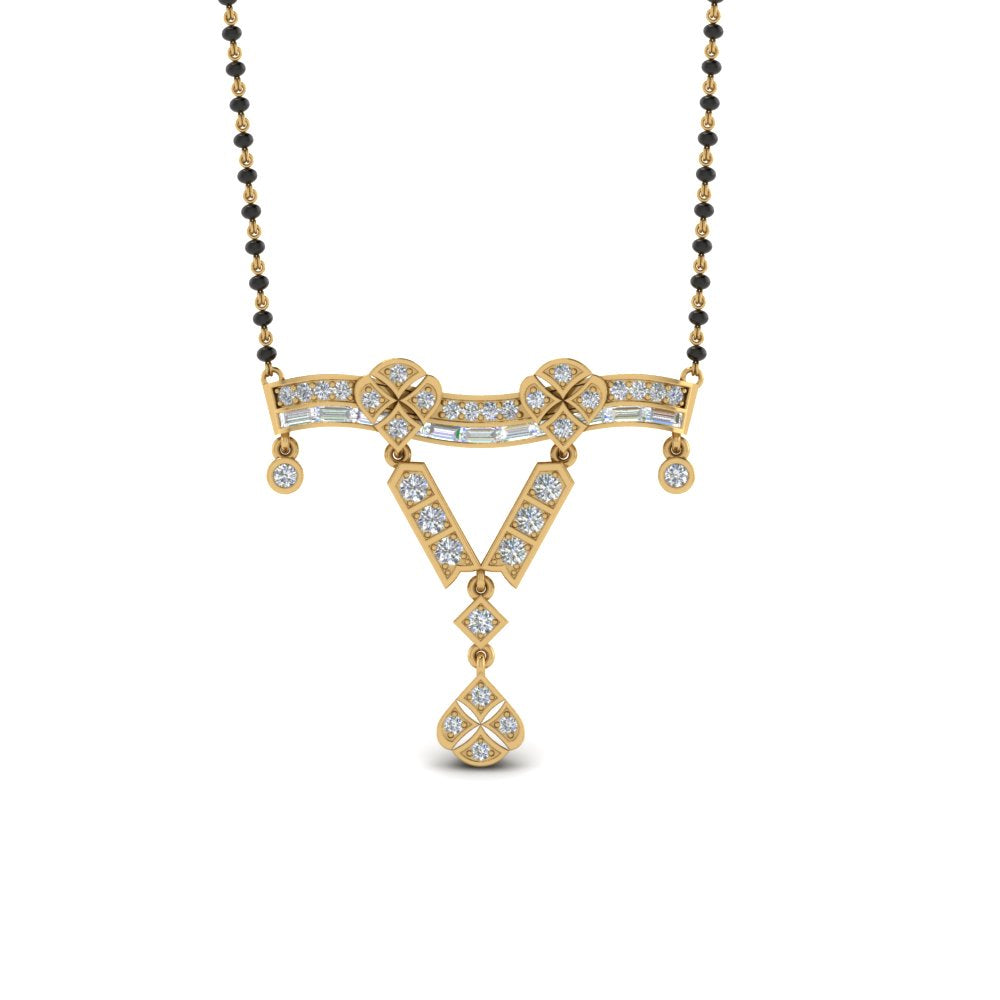 Antique-Design-Mangalsutra-Diamond