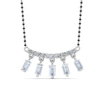 Load image into Gallery viewer, Baguette-Diamond-Mangalsutra