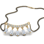 Load image into Gallery viewer, Baguette-Diamond-Mangalsutra