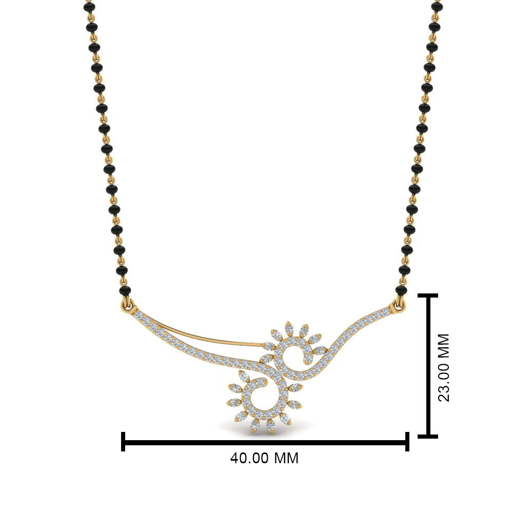 Beautiful Black Beads Mangalsutra Chain