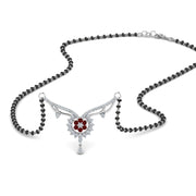 Beautiful-Diamond-Bead-Mangalsutra-With-Ruby
