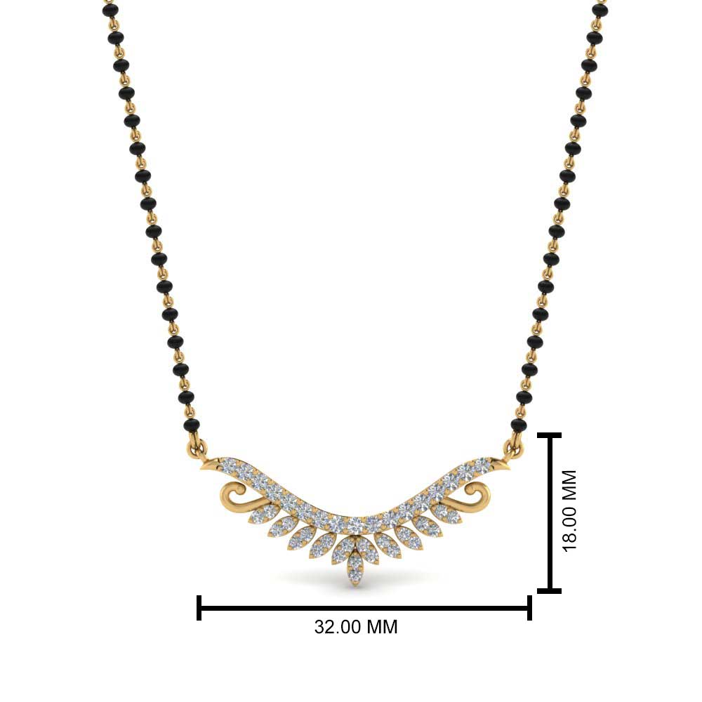 Beautiful-Diamond-Beads-Mangalsutra