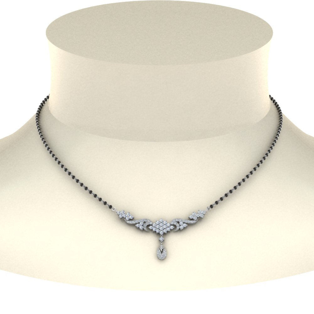 Beautiful-Diamond-Necklace-Mangalsutra