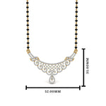 Load image into Gallery viewer, Women Small Diamond Necklace Mangalsutra