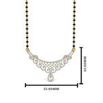 Load image into Gallery viewer, Women Small Diamond Necklace Mangalsutra
