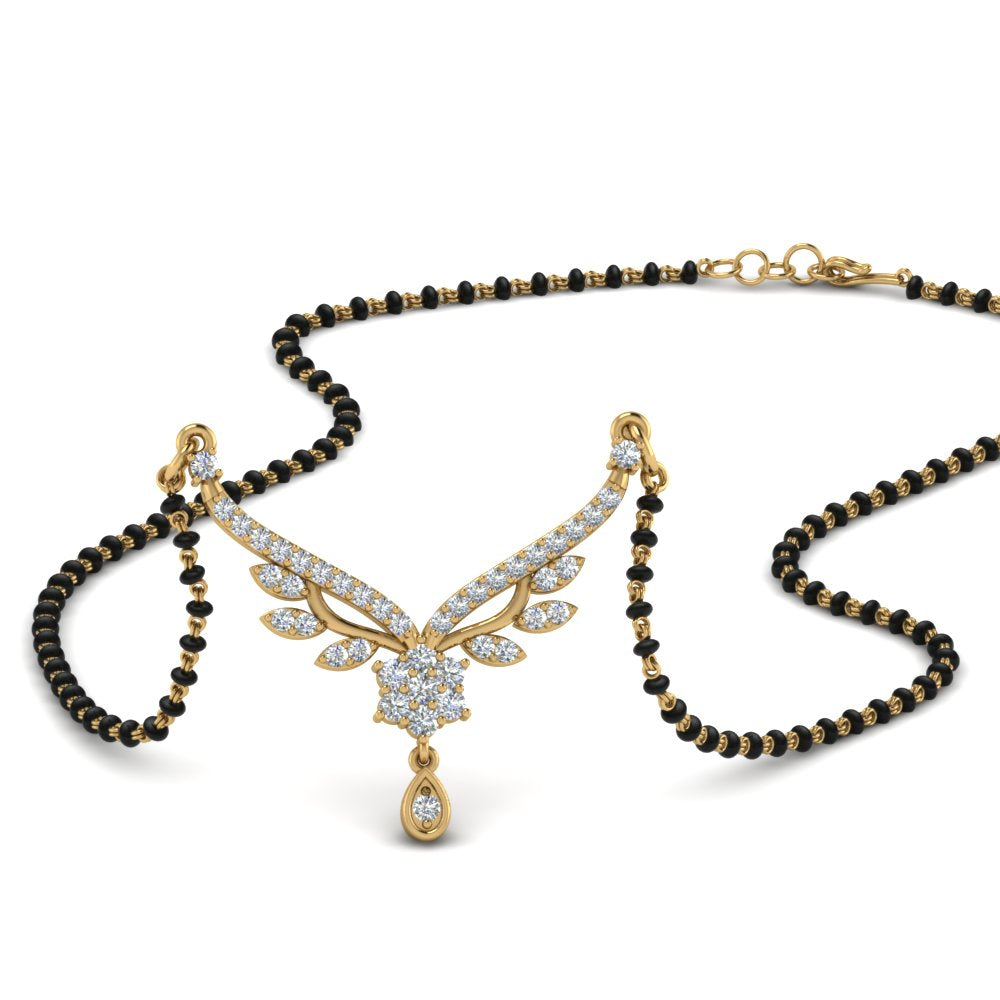 Beautiful-Drop-Diamond-Mangalsutra