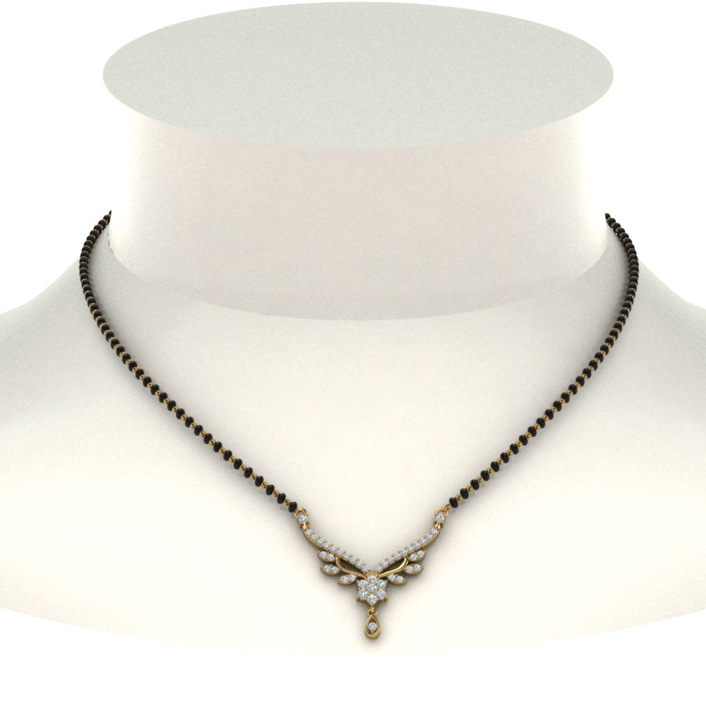 Beautiful-Drop-Diamond-Mangalsutra