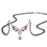 Load image into Gallery viewer, Beautiful-Drop-Ruby-Mangalsutra
