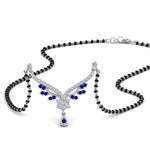 Load image into Gallery viewer, Beautiful-Drop-Sapphire-Mangalsutra
