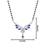 Load image into Gallery viewer, Beautiful-Drop-Sapphire-Mangalsutra
