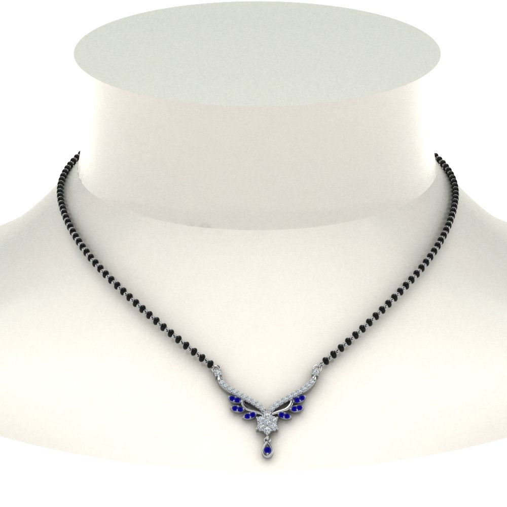 Beautiful-Drop-Sapphire-Mangalsutra