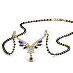 Load image into Gallery viewer, Beautiful-Drop-Sapphire-Mangalsutra
