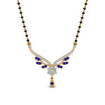 Load image into Gallery viewer, Beautiful-Drop-Sapphire-Mangalsutra
