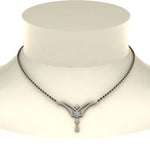 Load image into Gallery viewer, Beautiful-Flower-Diamond-Mangalsutra
