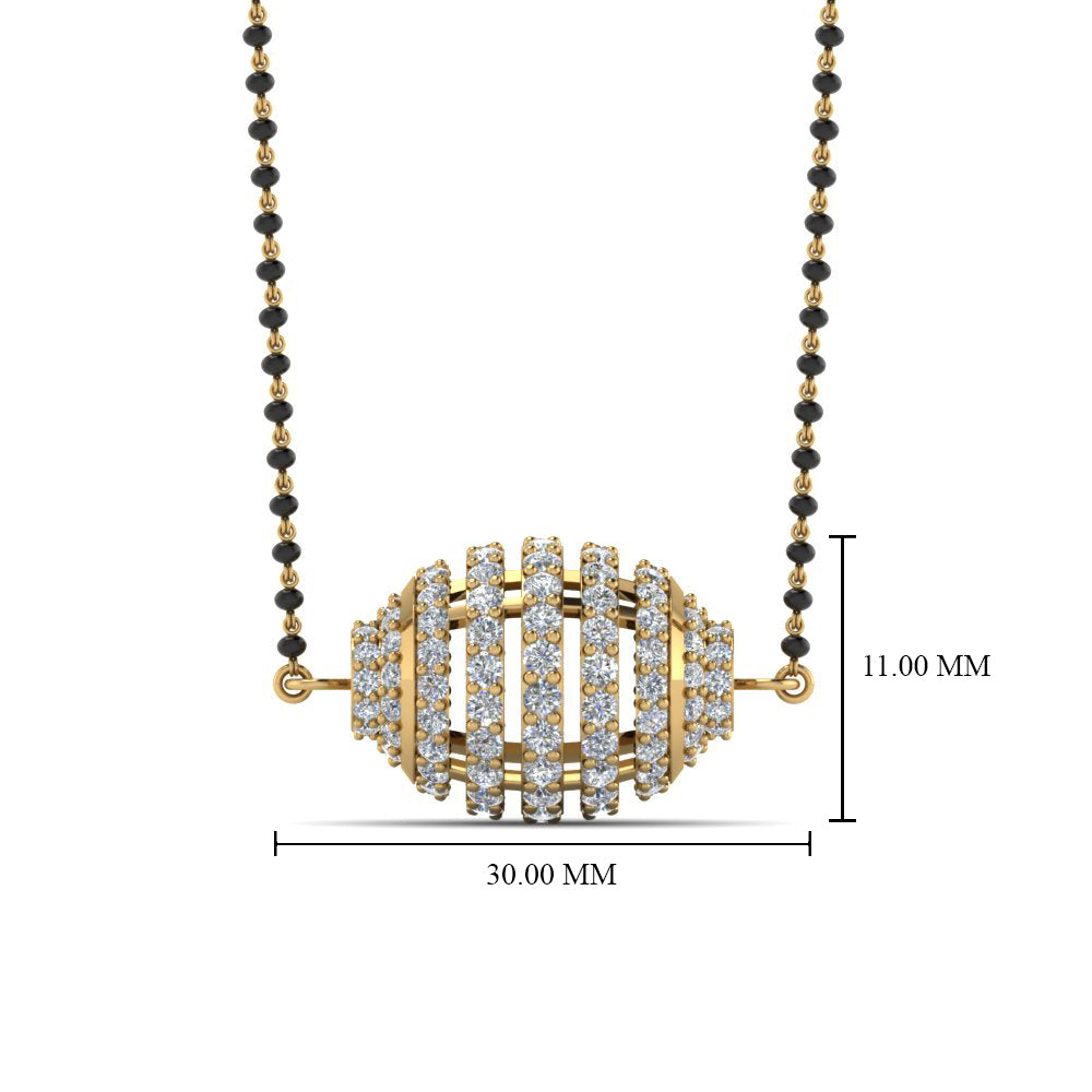 Black-Bead-Diamond-Mangalsutra